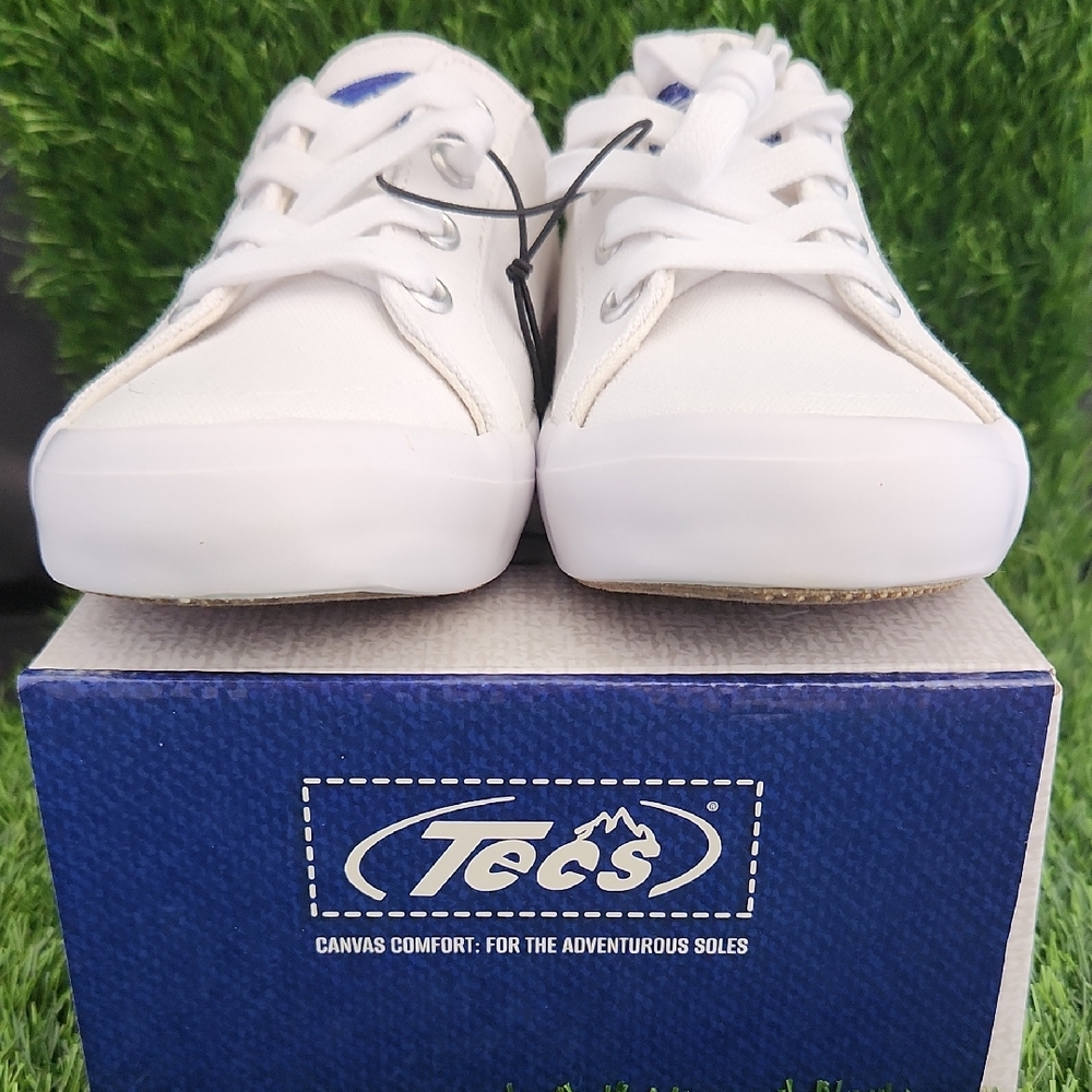 Tecs White Kids Canvas Sneakers